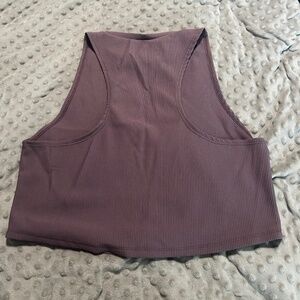 LOVE FITNESS - Mauka Loose Crop Top - Dusty Plumeria - XS